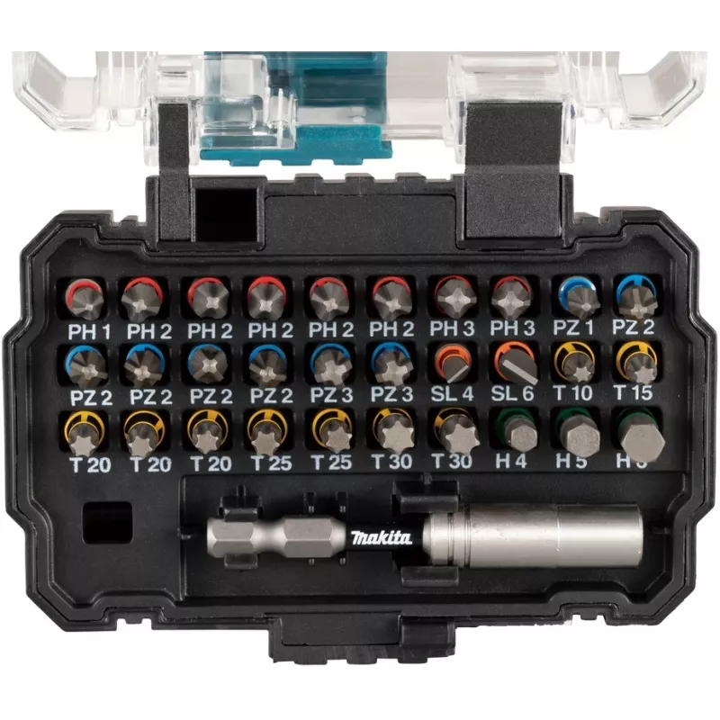 Makita Impact Premier Conjunto de bits de aparafusar, 31 peças (E-13552)