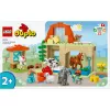Brinquedo de construção LEGO DUPLO Quinta Cuidados com os Animais Conjunto 10416 — 74 peças, 2 minifiguras, idade 2+
