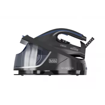 Gerador de vapor Black+Decker BXSS2800E 2800W, 8 bar, depósito 1,5 L, vapor contínuo 130 g/min, golpe de vapor 400 g/min