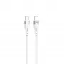 Cabo USB Type-C Tellur TLL155501 1 m, PD 60 W, branco