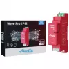 Relé de semicondutor Shelly Qubino Wave PRO 1PM vermelho 16A 110-240V