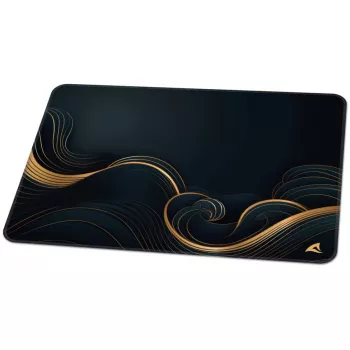 Tapete de rato gaming Sharkoon SKILLER SGP35 D2, tamanho L, preto/dourado