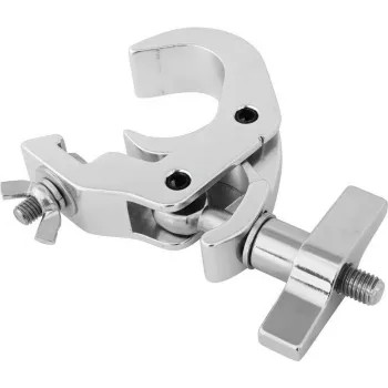 Gancho EUROLITE TH-260 prateado Quick-Lock design robusto