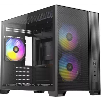 Caixa Antec Mini FLUX M Micro-ATX/Mini-ITX o.N. BK retail - Midi/Mini Tower - ATX (0-761345-10253-7)