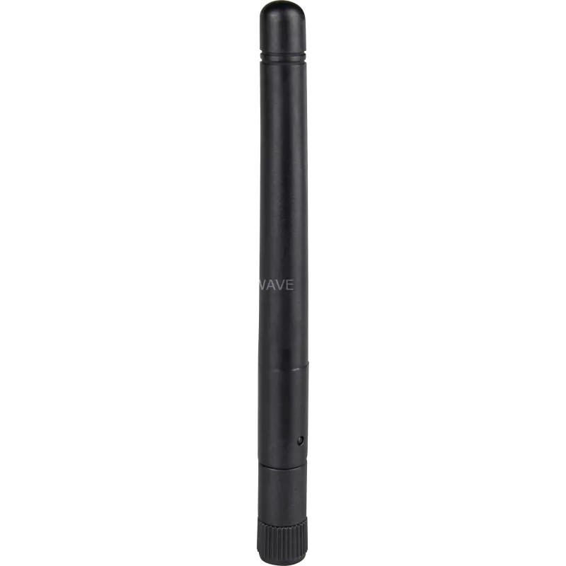 Delock 88339 antena Wi-Fi 802.11 b/g/n, RP-SMA, 2 dBi, omnidirecional, com articulação basculante, preta