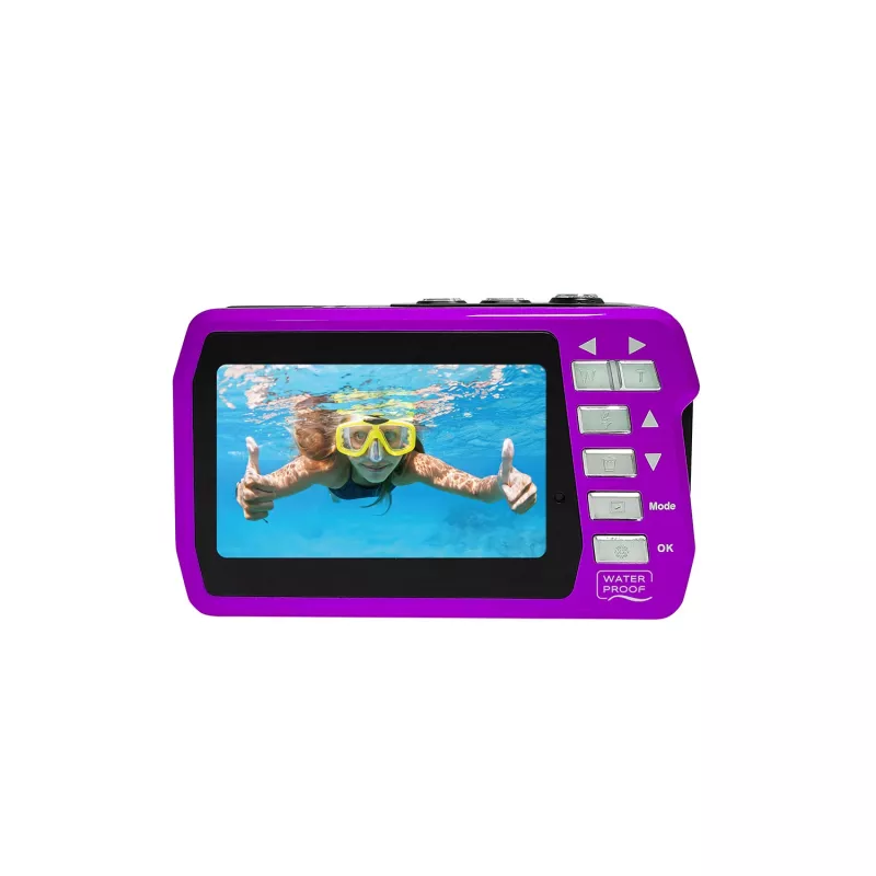 Máquina fotográfica compacta à prova de água EASYPIX Aquapix W3048‑V 12MP, zoom digital 4x