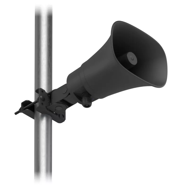 Ubiquiti UniFi Protect AI coluna de corneta UP-AI-Horn-Speaker-B, preta, PoE+