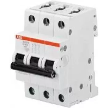 Disjuntor automático ABB B16A S203M-B16 pro M comp. 10kA 3 polos característica B S203M-B16 (2CDS273001R0165)