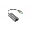 Natec Cricket NNC-1924 adaptador Ethernet de USB 3.0 Tipo A para RJ45, 1000 Mbit/s, cabo de 15 cm, preto