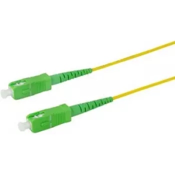 Logilink Professional – Cabo de patch – SC/APC Monomodo (M) para SC/APC Monomodo (M) – 3 m – 2 mm – Fibra ótica – Simplex – 9/125 µm – G.657.A2/OS2 – isento de halogéneos – Amarelo