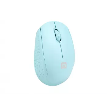 Rato sem fios ambidestro NATEC STORK – Bluetooth + USB Type-A, 1600 DPI, 3 botões, Azul-claro
