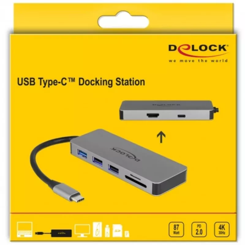 Docking station para portátil DeLOCK 87743