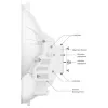 Ubiquiti AirFiber AF-24HD, 2Gbps+ Backhaul, 24GHz (preço por unidade)