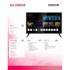 TV SMART 24 polegadas SENCOR SLE 24S803B HD Ready com webOS, Wi‑Fi, Bluetooth, DVB-T2/C/S2, 1366×768