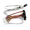 Microsemi Adaptec - cabo SAS interno - com sidebands - SAS 6Gbit/s - 4-Lane - 4x Mini SAS HD (SFF-8643) (M) até alimentação interna, 4 pinos, in