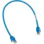 Cabo de rede Ethernet Hager ZZ45WAN100, RJ-45 para RJ-45, azul, 1 m