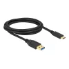 Cabo DeLOCK SuperSpeed USB (USB 3.2 Gen 2) Type-A para Type-C 2 m