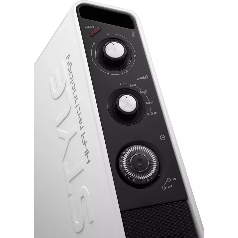 Termoventilador elétrico De’Longhi HCX3220FTS preto, branco 2000 W termoventilador