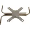 Dissipador Inter-Tech IP-3, cobre, prateado, 165x100x12 mm