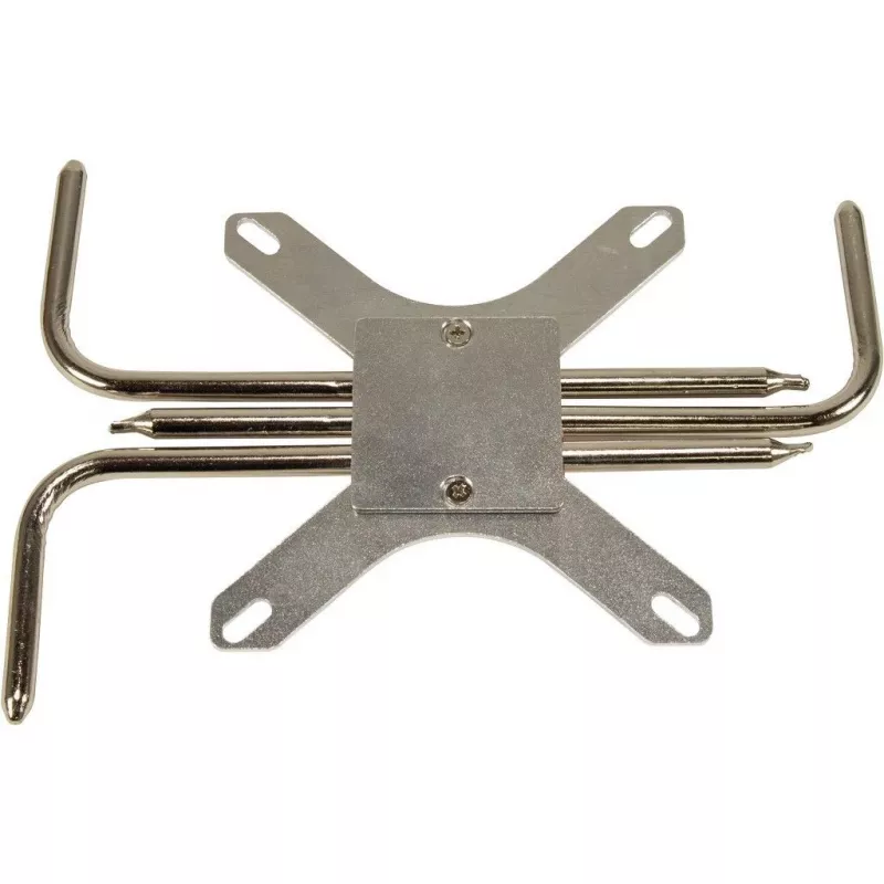 Dissipador Inter-Tech IP-3, cobre, prateado, 165x100x12 mm