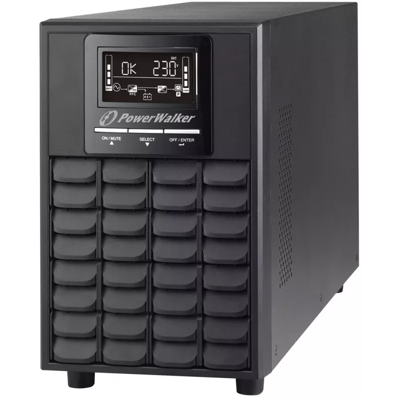 PowerWalker VFI 1500 CG PF1 Double-Conversion (Online) 1,5 kVA 1500 W 4 saídas AC
