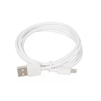 Carregador iBOX C-41 USB 2A, 1 porta USB, cabo microUSB, branco