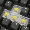 Teclado gaming mecânico Sharkoon Skiller SGK50S3 PBT preto amarelo RGB