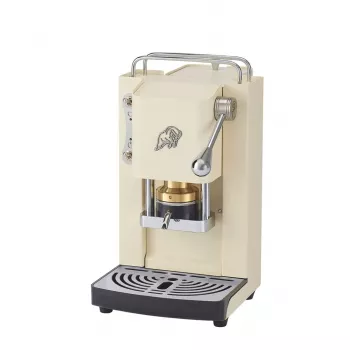 Máquina de café expresso Faber Pro Essential 3.0 para cápsulas E.S.E., Old British Heritage branca / cromada