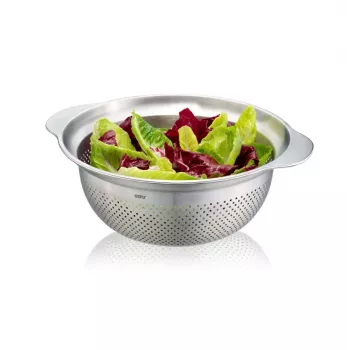 Passador de cozinha GEFU PREMIO G-28132, 27 cm passador de malha de aço inoxidável, de mão