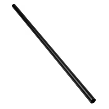 Tubo rígido 14 mm DE, 500 mm — BitsPower Bitspower None Chamfer Latão, preto carvão