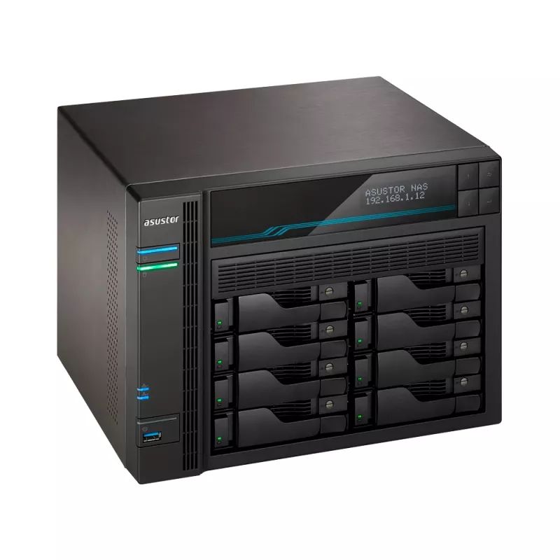 Asustor AS6508T NAS Torre Intel Atom® C3538 8 GB DDR4 0 TB ADM Preto