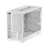 Caixa de computador DeepCool CH160 PLUS WH Small Form Factor branca, microATX, vidro temperado, USB-C