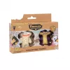 Figuras de ação pack de 2 p.m.i kids world FUGGLER S3 Gold Edition sortido