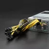 Fonte de alimentação PCI-E Qoltec 50177 Smart 1600W | 80 Plus Gold - Data Mining