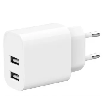 carregador Gembird TA-UC-2A12-01 interior AC 2.4A 2 USB branco