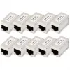 Acoplamentos modulares CAT 6A blindados Digitus 10 unid. RJ-45 contactos dourados