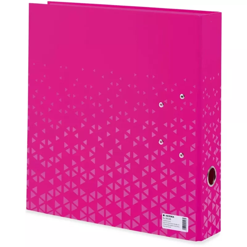 Dossier de anéis HERMA Color A4 rosa com anéis D cartão 1 unid.