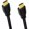 LogiLink CH0100 cabo HDMI Premium High Speed com Ethernet, HDMI 2.0 tipo A macho–macho, 4K 60 Hz, 18 Gbit/s, 1 m, preto