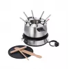 Severin FO 2471 combinação de fondue e crepes, preto/aço inoxidável