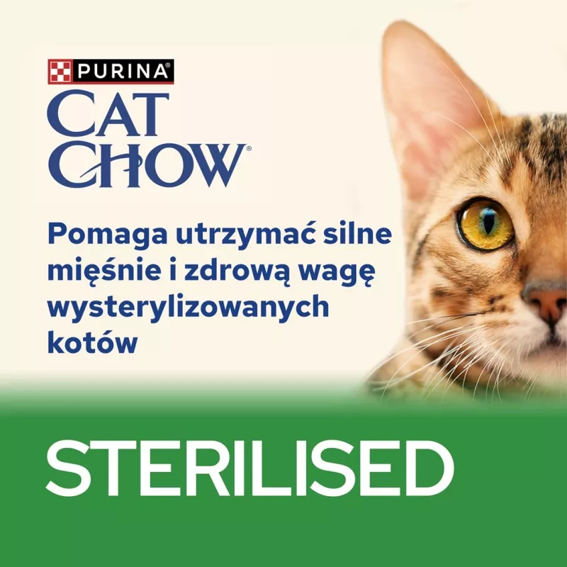 PURINA Cat Chow Sterilised Gig frango com beringela - comida húmida para gatos 85 g