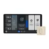 Painel de parede Shelly Wall Display X2 com duplo painel de controlo WiFi/BLU (prateado) + BLU H&T