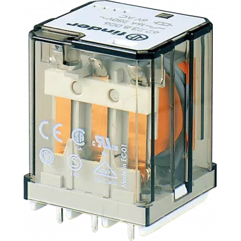 FINDER FIN 62.23.9 24V1 – relé PCB, 3 comutadores, 16 A, AgSnO2, 24 V DC (622390244000)