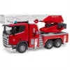 Veículo de bombeiros BRUDER Scania Super 560R vermelho branco plástico 3+