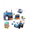 MARIOINEX Mini Waffle City Esquadra de polícia blocos de construção, 280 peças