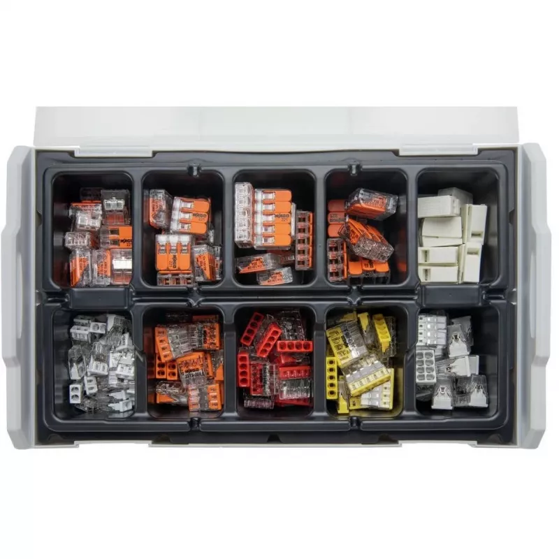 Conjunto de conectores de ligação Wago L-BOXX® Mini série 221. 2273. 224