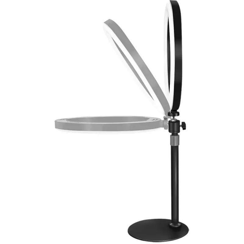 LogiLink Tripé com anel de luz para smartphone com disparador remoto para smartphones de 10,16 cm - 17,78 cm (4 - 17,80cm (7)), - 1 unidade (AA0152)