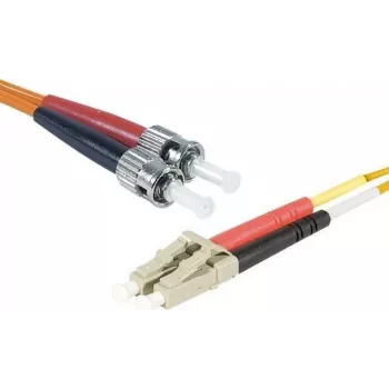 Tecline exertis Connect - Cabo patch - ST multimodo (M) para LC multimodo (M) - 20 m - 50/125 micrómetros - OM2 - laranja (85420)