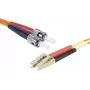Tecline exertis Connect - Cabo patch - ST multimodo (M) para LC multimodo (M) - 20 m - 50/125 micrómetros - OM2 - laranja (85420)