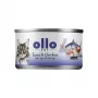 Ollo Atum & Frango com Lula & Camarão em Caldo Nº 4 70g
