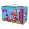 Brinquedo saltitante Jamara HoppyDoo Dino com asas rosa com bomba 466008